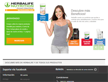 Tablet Screenshot of herbalpedidos.com